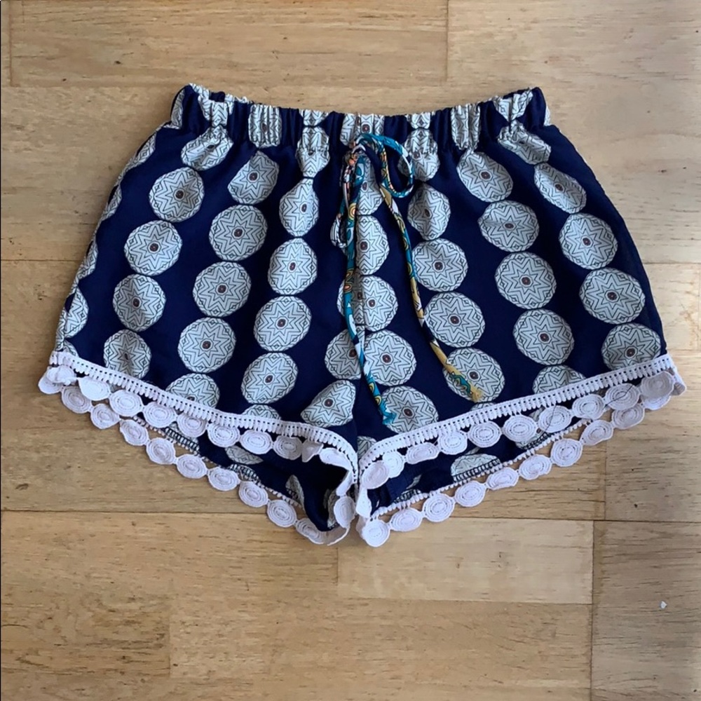 Boutique printed shorts
